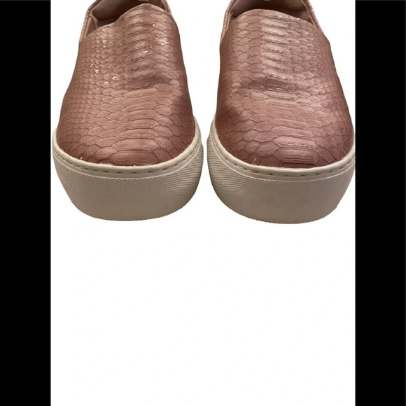 J/Slides NYC Mauve/Pinm Snake Skin Print Slip On Shoes - Picture 4 of 8